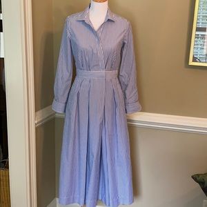 J. Crew Shirting Striped Jumpsuit Size 2